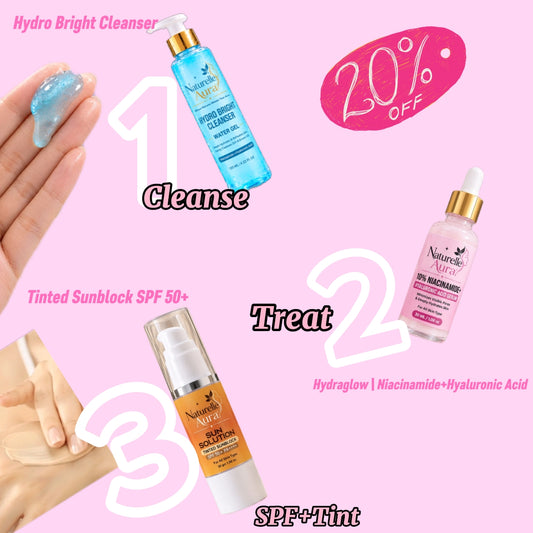 Customer results after using Complete Glow Bundle